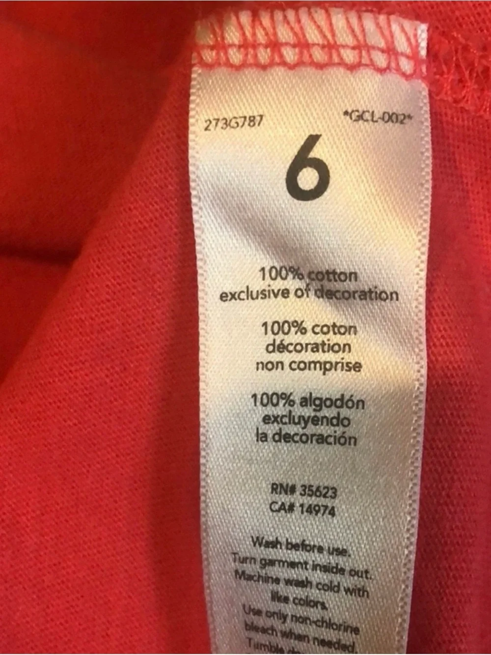 Carter’s Shirt Girls Dark Pink Long Sleeve Casual Classic Top Tee Blouse Girls 6